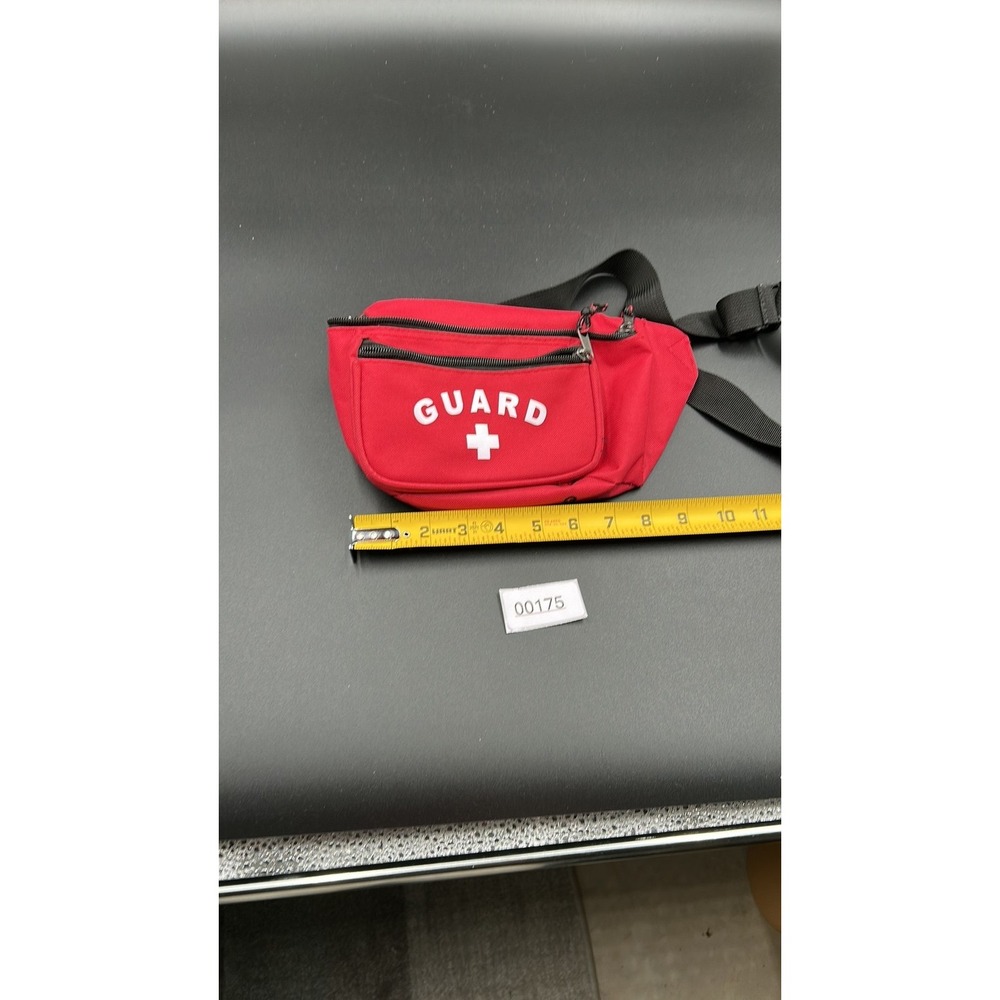 The Lifeguard Store Red Fanny Pack Guard Waist Bag Nylon Utility Pouch